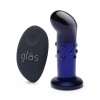 Szklany plug analny wibrujący - Glas Vibrating Dotted G-Spot/P-Spot Plug