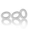 Trzypak pierścieni - Oxballs Willy Rings 3-pack Cockrings Clear