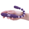 Koraliki analne wibrujące - PowerBullet Mega Booty Beads Violet