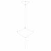 Łańcuszki na ciało litera I - Bijoux Indiscrets Magnifique I Body Chain Gold