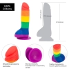 Dildo - Addiction Justin Dong 20 cm Rainbow