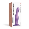 Dildo - Strap-On-Me Dildo Plug Curvy Metallic Purple L