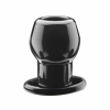 Korek analny tunel - Perfect Fit Tunnel Plug Medium Black Czarny Średni