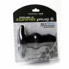 Plug analny podwójny tunel - Perfect Fit Double Tunnel Plug XL Black Czarny XL