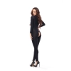 B900 - bodystocking z suwakiem Silk Touch - missO Black XL