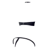 Cottelli LINGERIE - Seksowny Otwarty Biustonosz + Stringi Czarne 75B/S