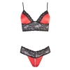 Cottelli LINGERIE - Gorący 2-Częsciowy Komplecik Z Otwartym Kroczem S