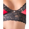 Cottelli LINGERIE - Gorący 2-Częsciowy Komplecik Z Otwartym Kroczem S