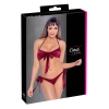 Cottelli LINGERIE - Gorący Wiązany 2-Częściowy Set Czerwony L/XL