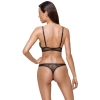 Cottelli LINGERIE - Seksowny Siateczkowy 2-Częściowy Komplecik Z Brokatem 85C/XL