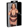 Cottelli Bondage - Seksowny 2-Częściowy Komplecik Z Delikatnej Koronki 3XL