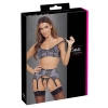 Cottelli LINGERIE - Seksowny 3-Częściowy Set Z Delikatną Koronką M