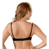 Cottelli LINGERIE - Otwarty Biustonosz Na Fiszbinach Z Eleganckimi Haftkami Czarny 80B