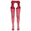Cottelli LEGWEAR - Czerwone Rajstopy Z Pasem Do Pończoch L/XL