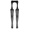Cottelli LEGWEAR - Rajstopy Z Wyglądem Pasa Do Pończoch Czarne S/M