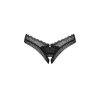 Obsessive - Seksowne Czarne Stringi Z Subtelną Koronką Medilla XL/2XL