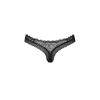 Obsessive - Seksowne Czarne Koronkowe Stringi Medilla XS/S