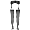 Cottelli LEGWEAR - Klasyczne Czarne Pończochy Z Elegancką Koronką 5