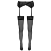 Cottelli LEGWEAR - Klasyczne Czarne Pończochy Z Elegancką Koronką 5