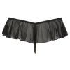 Cottelli LINGERIE - Zmysłowe Stringi Z Falbankami I Perełkami W Kroczu XL