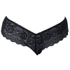 Cottelli LINGERIE - Wysokie Stringi Z Delikatnej Elastycznej Koronki XL