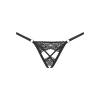 Obsessive - Seksowne Czarne Stringi Bez Kroku Meshlove S/M