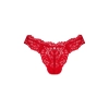 Obsessive - Seksowne Czerwone Stringi Z Kwiatowej Koronki Amor Cherris S/M
