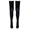 Cottelli LEGWEAR - Czarne Pończochy Z Siateczką Z Tyłu M/L