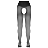 Cottelli LEGWEAR - Czarne Rajstopy Z Otwartym Kroczem 2