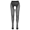 Cottelli LEGWEAR - Czarne Rajstopy Bez Krocza Z Ozdobą Na Pośladkach 3