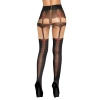 Cottelli LEGWEAR - Rajstopy Z Wzorami Majtek Szelek i Czerwonych Kokardek 5
