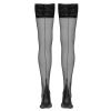 Cottelli LEGWEAR - Pończochy Podtrzymujące Z Ozdobnym Szwem I Koronką 5