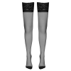 Cottelli LEGWEAR - Pończochy Podtrzymujące Z Ozdobnym Szwem I Koronką 5
