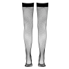 Cottelli LEGWEAR - Seksowne Klasyczne Czarne Pończochy Kabaretki XL