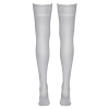 Cottelli LEGWEAR - Białe Klasyczne Pończochy Z Koronką XS