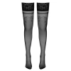 Cottelli LEGWEAR - Seksowne Pończochy Z Koronką I Eleganckimi Wzorami 5