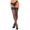 Cottelli LEGWEAR - Eleganckie Czarne Pończochy Z Piękną Koronką 4