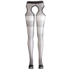 Cottelli LEGWEAR - Rajstopy Do Pończoch Z Wycięciami I Wzorem XL