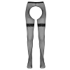 Cottelli LEGWEAR - Rajstopy Do Pończoch Kabaretki Czarne S/M