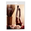Cottelli LEGWEAR - Czarne Pończochy Z Czerwoną Koronką 4