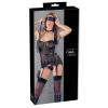 Cottelli Bondage - Seksowny Gorsecik Z Szalem Obrożą I Kajdankami L