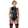 Cottelli Bondage - Seksowne Body Z Paskami I Otwartym Kroczem M
