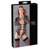 Cottelli Bondage - Gorące Koronkowe Body Z Paskami Do Pończoch Bez Krocza S