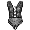 Cottelli CURVES - Seksowne Koronkowe Body Z Dodatkami Różowego Złota 95D/2XL