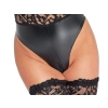 Noir - Seksowne Koronkowe Body Z Matowym Dołem Czarne M
