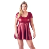 Cottelli CURVES - Mini Sukienka Z Dekoltem Czerwona L