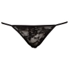 Cottelli LINGERIE - Seksowna Koronkowa Koszulka Nocna + Stringi Czarne M