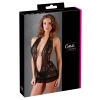 Cottelli LINGERIE - Seksowna Sukienka Z Delikatnej Koronki I Stringi Czarne S