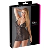 Cottelli CURVES - Seksowna Sukienka Bieliźniana Z Koronką Czarna 3XL