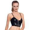 Black Level - Seksowny Vinylowy Top Z Zamkiem XL